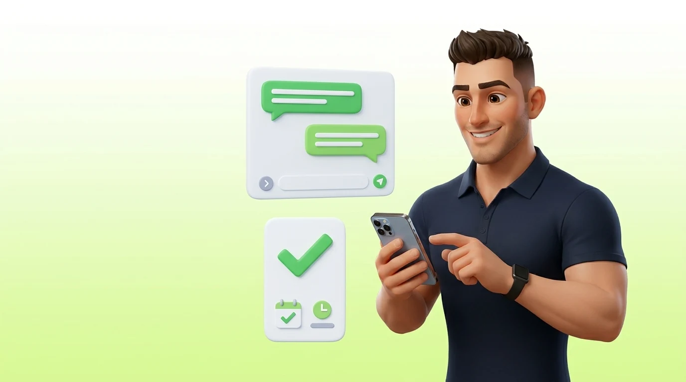 Probetraining per WhatsApp buchen lassen: Anleitung